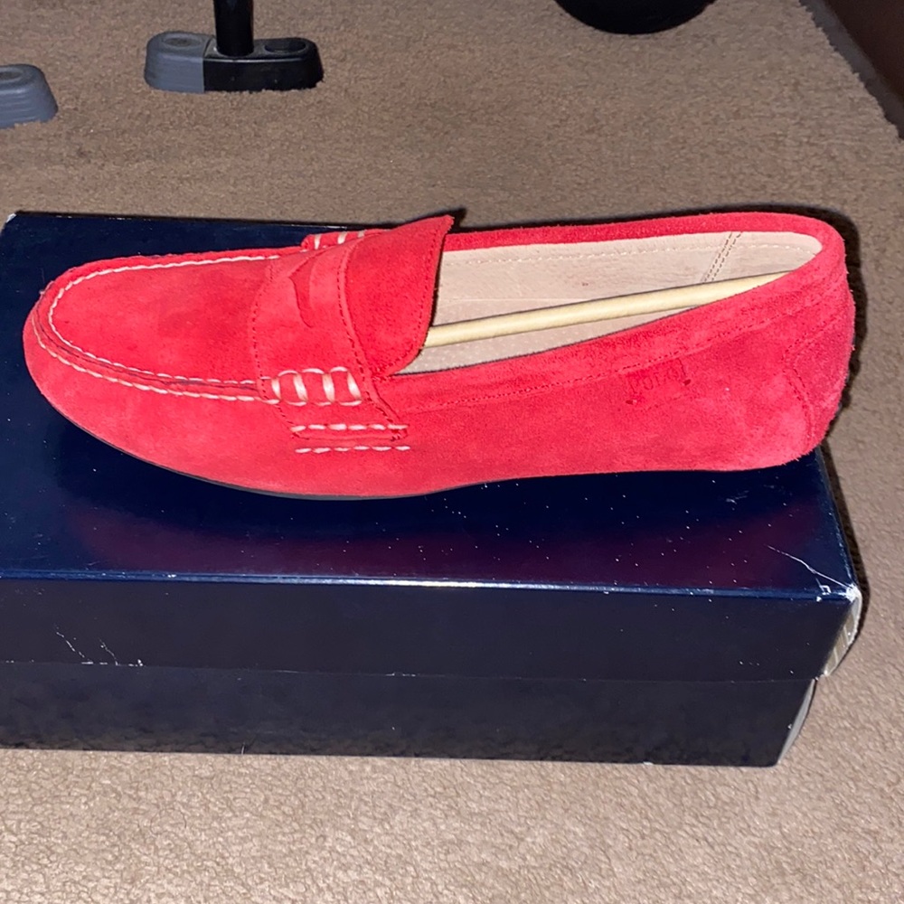 Suede Ralph Lauren Loafers Size 10